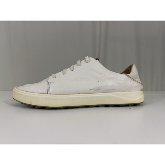 OluKai Lae\'Ahi Li\'Ili White Leather Lace Up Casual Drop Heel Shoes Sz 41 W11 M8 main image 7